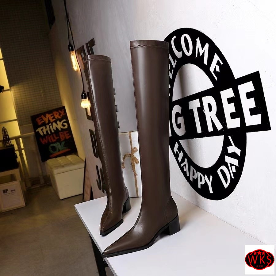 New Women Boots Thin Heel Fashion High Heels