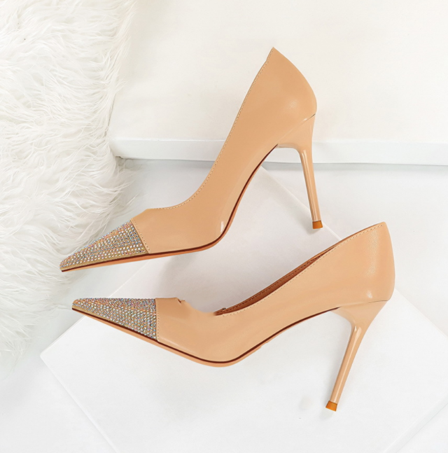 cy20354a Wholesale ladies office professional work shoes Large size ladies high heels 