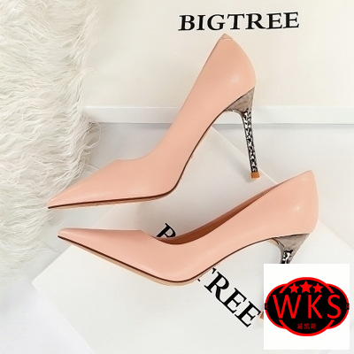 DLS157 new style women custom sexy pure color shoes shallow mouth pointed stiletto high heels
