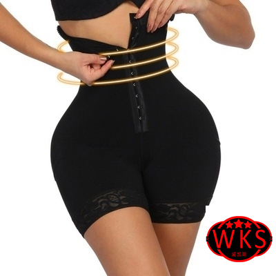 Large Size Breasted High Waist Belly Pants Sexy Lace Butt Shaping Pants